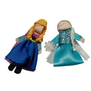 Frozen Anna And Elsa Hair Clip Barrett fabric